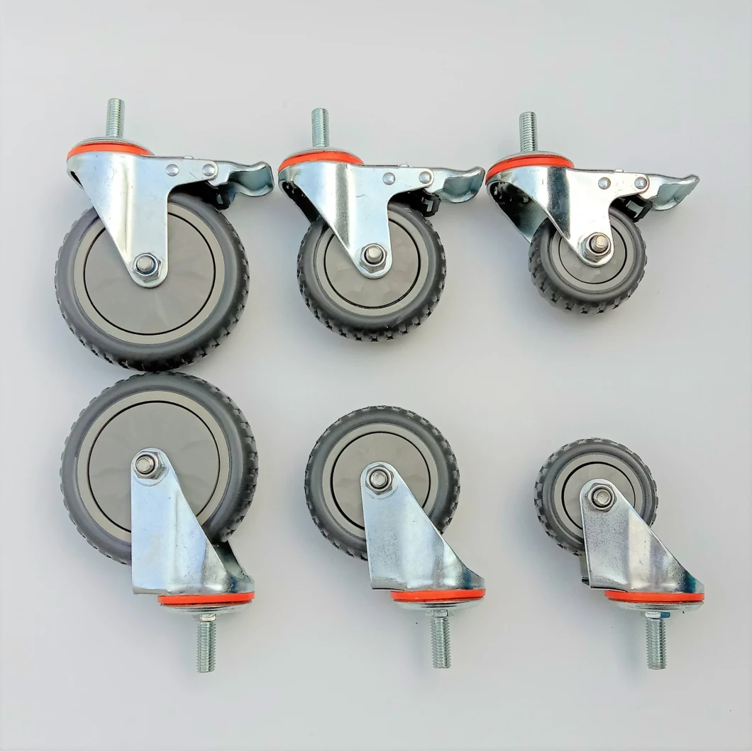 Heavy Duty Trolley Wheels 75mm Diameter Furniture Caster