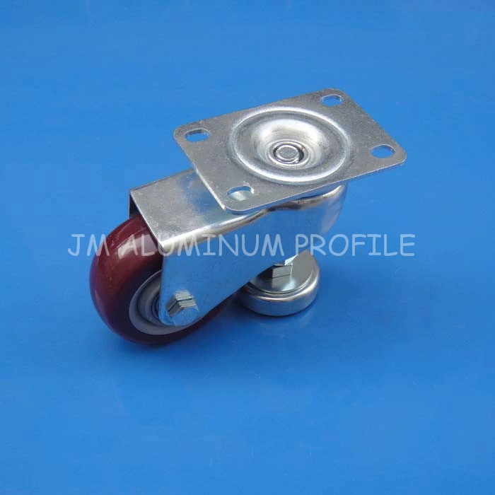 Leveling Foot Mount Caster of 3 Inches, Light Duty Caster Wheel