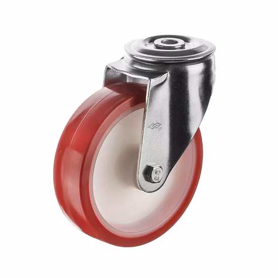 カート用200mmヨーロピアンスタイル固体PU工業用ホイール